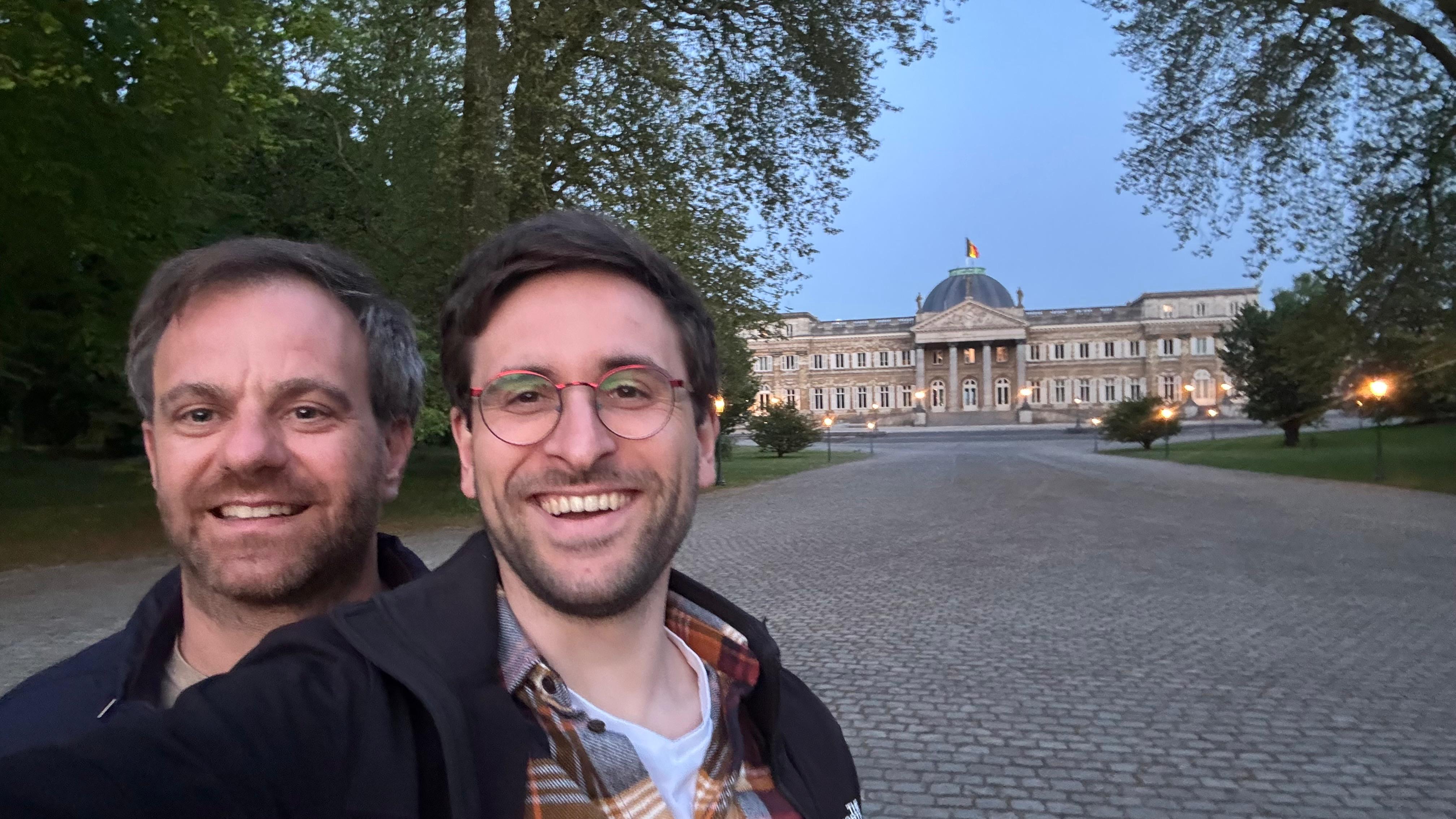 Nicolas en Patrick in Brussel