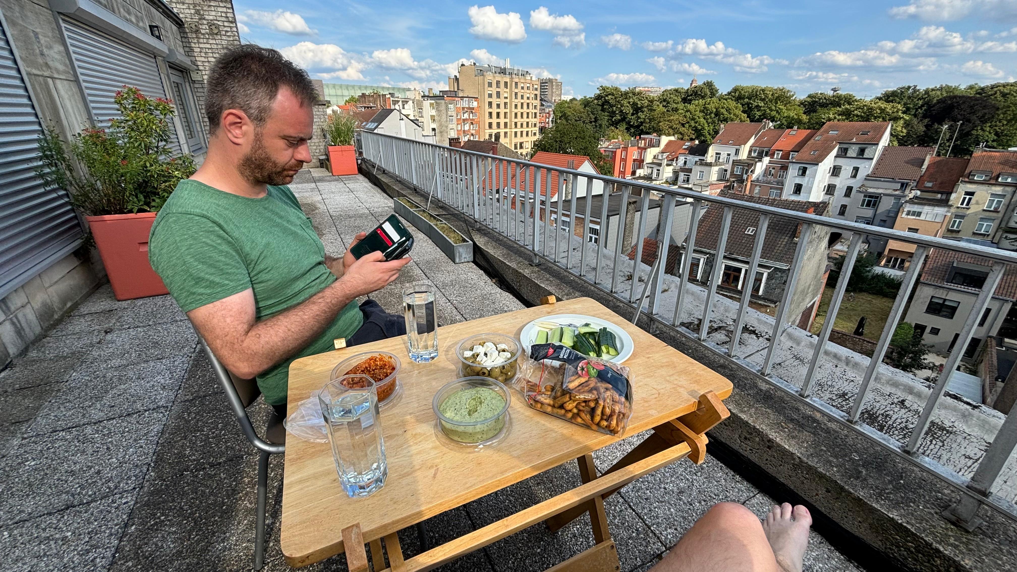 Genieten op het terras